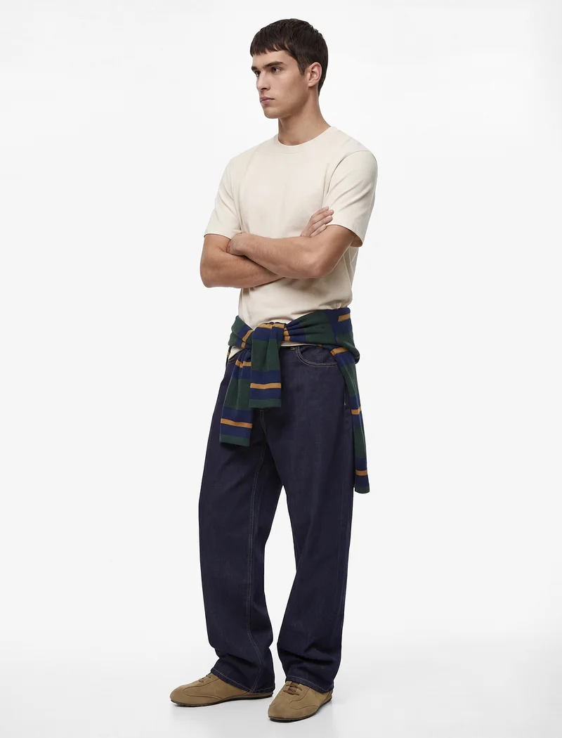 كوتون Crew Neck T-Shirt