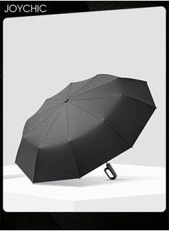 Joychic Ring Buckle Umbrella Automatic Folding Umbrella Strong Lightweight 10 Ribs Portable Travel Umbrella for Rain for Outdoor  - Image 3