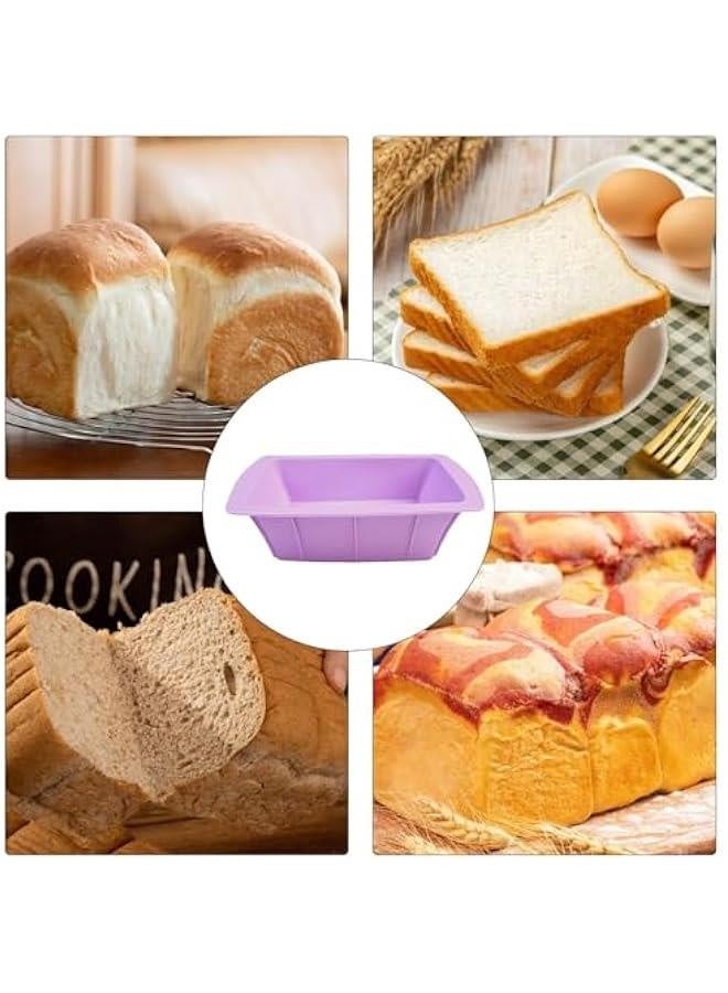 قالب توست - قالب خبز سيليكون | قالب خبز غير لاصق | قالب كعكة توست مستطيل | قوالب سيليكون للخبز | أواني الخبز المريحة | قالب سهل الإزالة لخبز الكعك - Image 4
