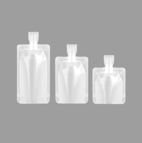 Foxelli Refillable Pressing Spray Toiletry Liquid Containers Bottles Travel Bottles Cosmetic Packaging Empty Pressure Spray Set For Face Cream 3 Pcs Set Travel Pouch Set 30 Ml 50 Ml 100 Ml Transparent - Image 1
