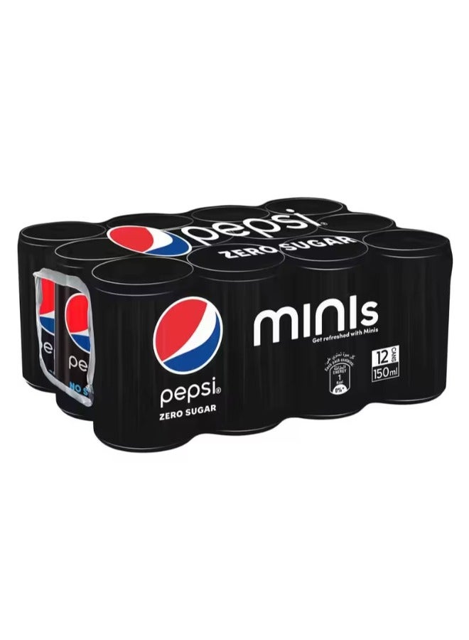 بيبسي كولا زيرو سكر ١٢ x ١٥٠ مللي 12x150مل - Image 1