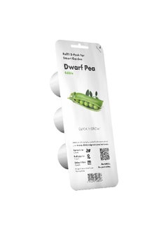CLICK AND GROW 3Piece GMO and Pesticide With Free Edible Dwarf Pea Plant Pods for Smart Garden Green 8.5 x 5.5 x 20.5 cm SGR54X3  - Image 1