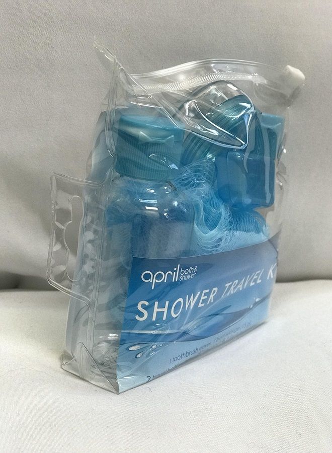 April Bath & Shower April Bath and Shower, Shower Travel Kit 5 pack, Multiple colors - Image 2