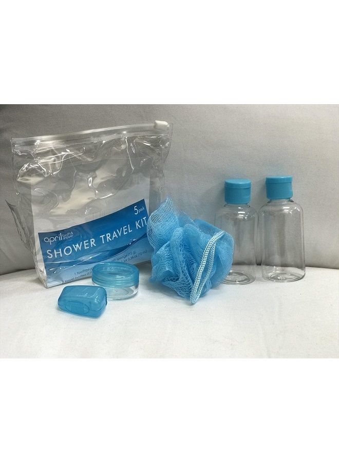 April Bath & Shower April Bath and Shower, Shower Travel Kit 5 pack, Multiple colors - Image 4