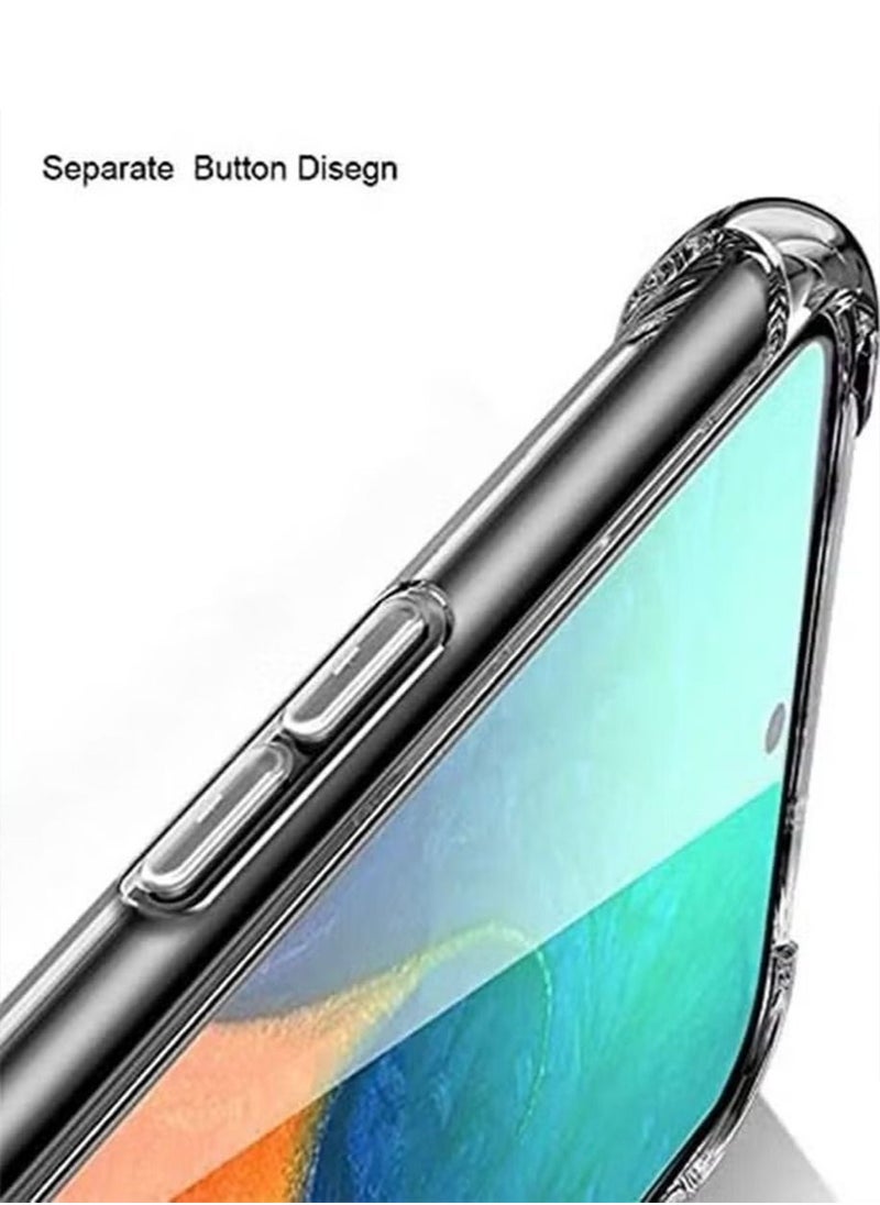 TEAM LUXURY - Infinix Hot 30i 4G Clear Case Cover Phone Accessories with Anti-drops Anti-fingerprints Camera Protection Soft Anti-scratches Anti-drops Anti-fingerprints Back Cover - Image 1
