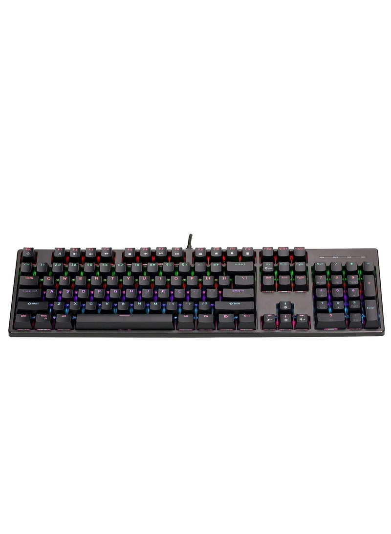 XTRIKE ME GK-918 Rainbow Backlight Blue Switch Mechanical Gaming Keyboard - Image 2