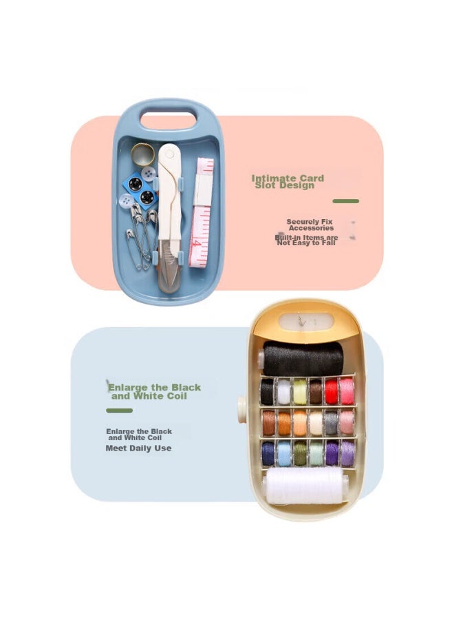 Forty thousand kilometers 40,000 Kilometers Household Sewing Kit Portable Handcraft Sewing Needle And Thread Set Multifunctional Practical Mending Tool Box Sw7366  - Image 4