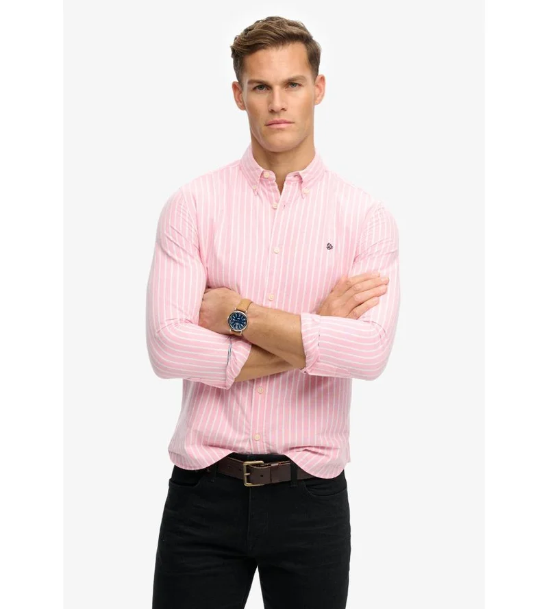 سوبر دراي Preppy Oxford Long Sleeve Shirt