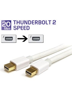 Koodmax - Thunderbolt 2 To Thunderbolt 2 Cable 20GBPS Apple MacBook Air/pro/imac/mac Mini - 2 Meters  - Image 3