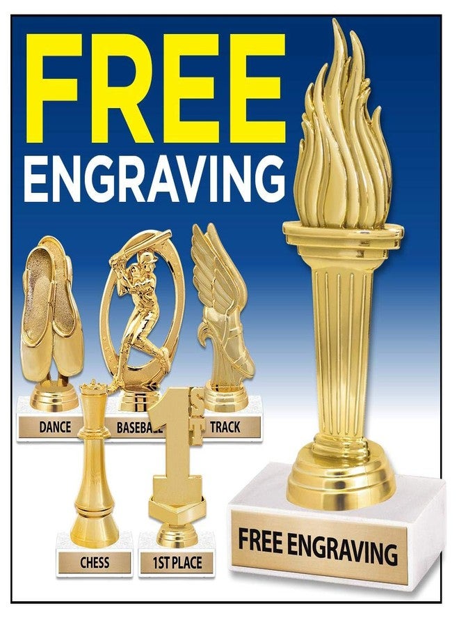 Crown Awards جوائز كراون للرقص - 5 بوصات، جوائز رياضية للرقص مع نقش مخصص، عبوة من 10 قطع - Image 2
