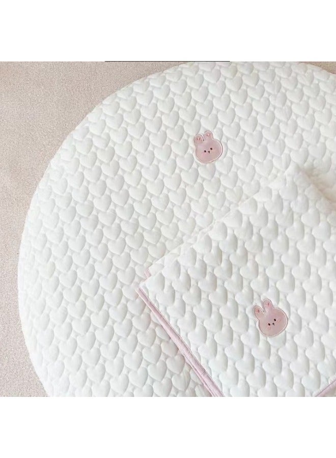 New Love Children's Crawling Mat Removable And Washable Cotton Mat Exquisite Embroidered Children's Tent Carpet - Image 2