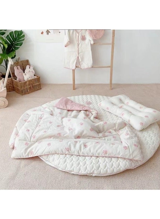 New Love Children's Crawling Mat Removable And Washable Cotton Mat Exquisite Embroidered Children's Tent Carpet - Image 5
