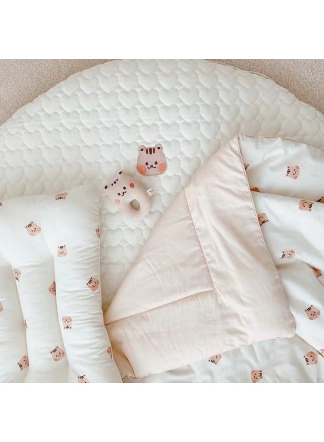 New Love Children's Crawling Mat Removable And Washable Cotton Mat Exquisite Embroidered Children's Tent Carpet - Image 3