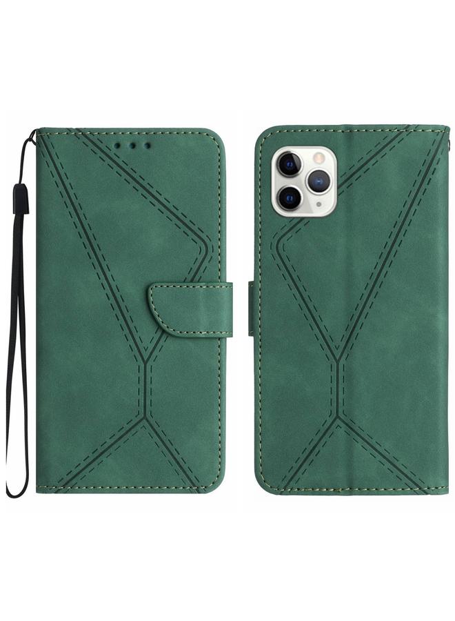 زبون جراب لهاتف iPhone 11 Pro Max مصنوع من الجلد المنقوش - Image 1