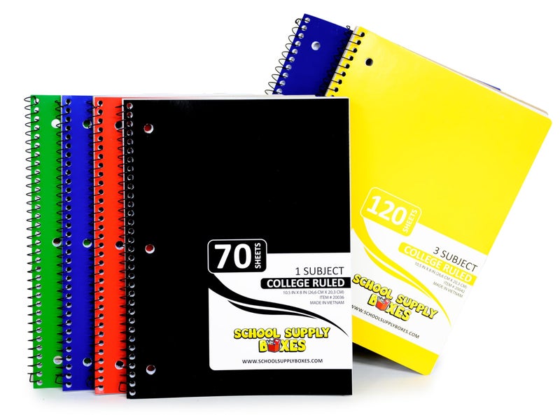 School Supply Boxes Ultimate High School and College Bundle | 1 Box | School Supply Boxes - Back to School Essentials | Includes Notebooks, Tab Dividers, Pencils, Highlighters, & More - Image 3