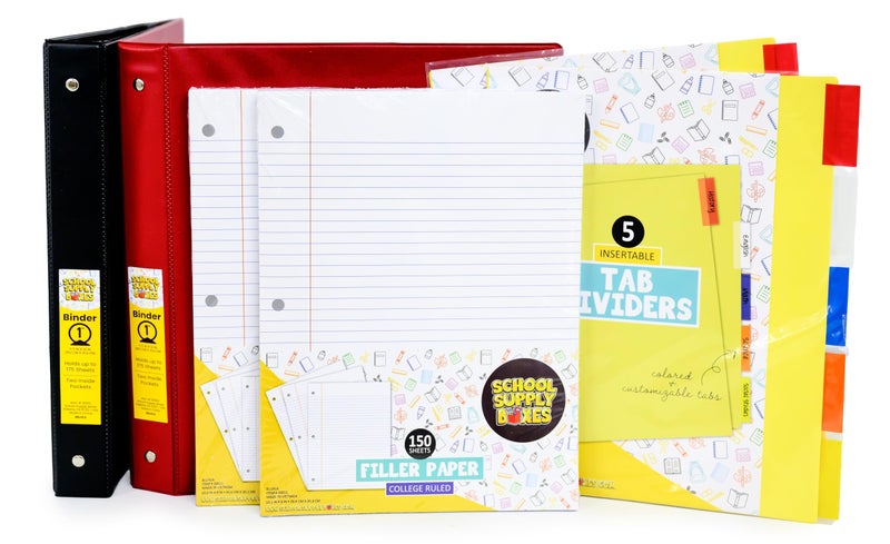 School Supply Boxes Ultimate High School and College Bundle | 1 Box | School Supply Boxes - Back to School Essentials | Includes Notebooks, Tab Dividers, Pencils, Highlighters, & More - Image 4