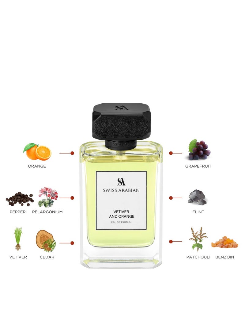 SWISS ARABIAN Vetiver And Orange Eau De Parfum 100ml  - Image 3