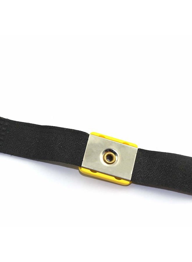 Tegg 1-Pack ESD Wrist Strap Adjustable Anti Static Bracelet with Grounding Wire Electrostatic Discharge Bands Static-Release Wristband with Clip - Image 3