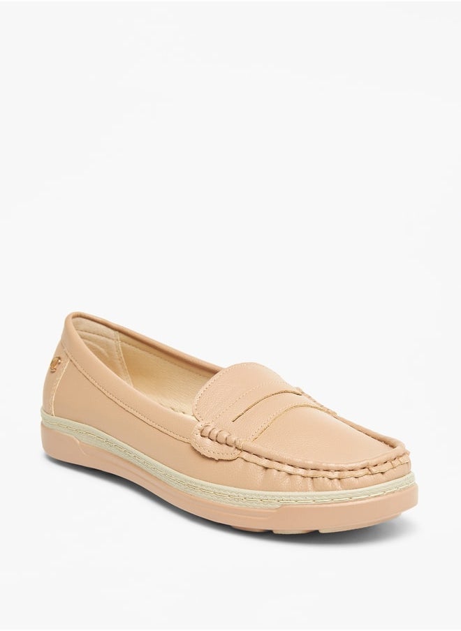 Le Confort Solid Slip-On Moccasins  - Image 1