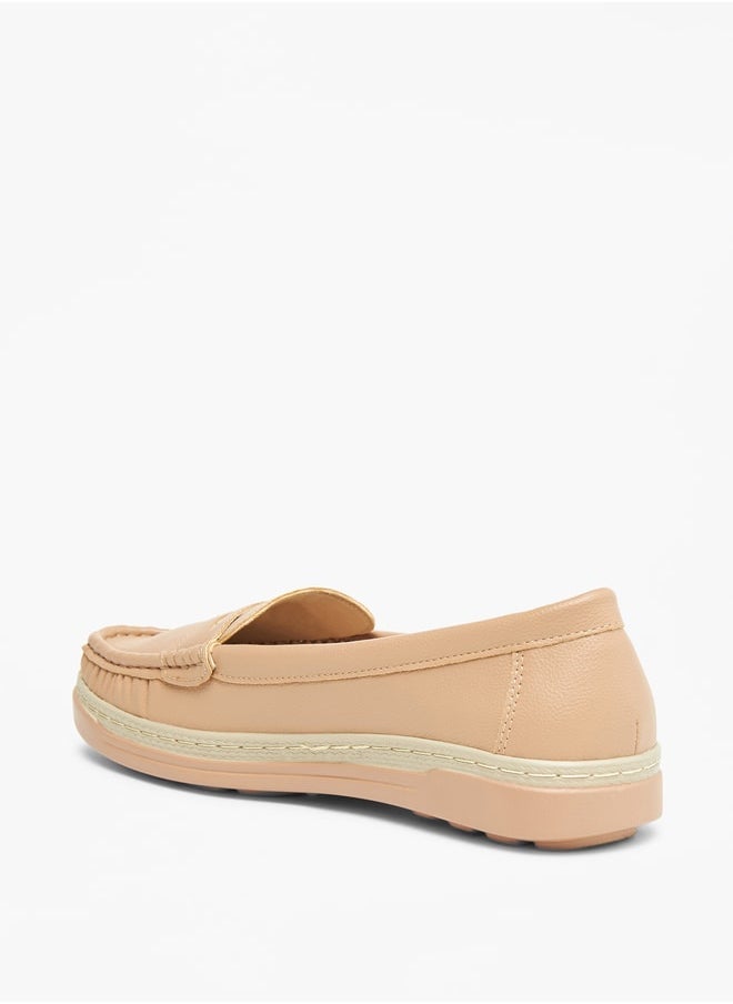 Le Confort Solid Slip-On Moccasins  - Image 2