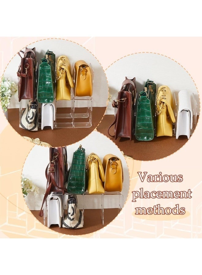 Arabest 1PCS Clear Handbag Organizer, Plastic, Cabinet and Bookshelf Organizer for Shirt, Sweater and Books, Plastic Separator for Kitchen, Bedroom, Garage - Image 2