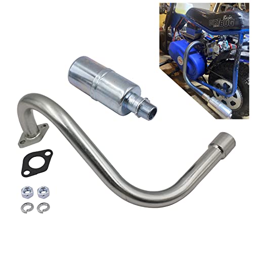 LAFORMO Exhaust with Muffler Fits Predator 212cc, Honda GX160 GX200 DuroMax 7 Hp - Image 2