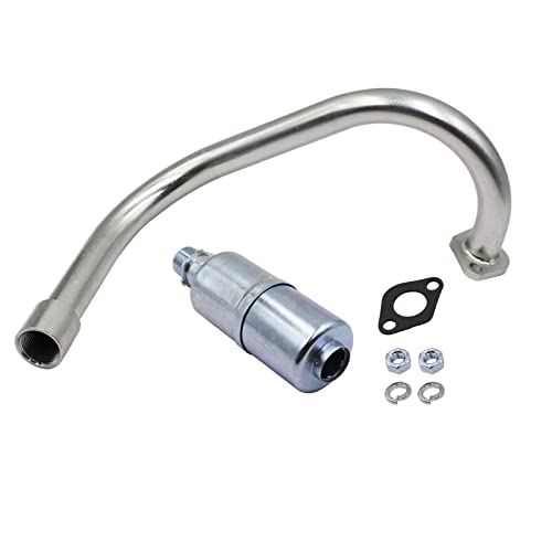 LAFORMO Exhaust with Muffler Fits Predator 212cc, Honda GX160 GX200 DuroMax 7 Hp - Image 3