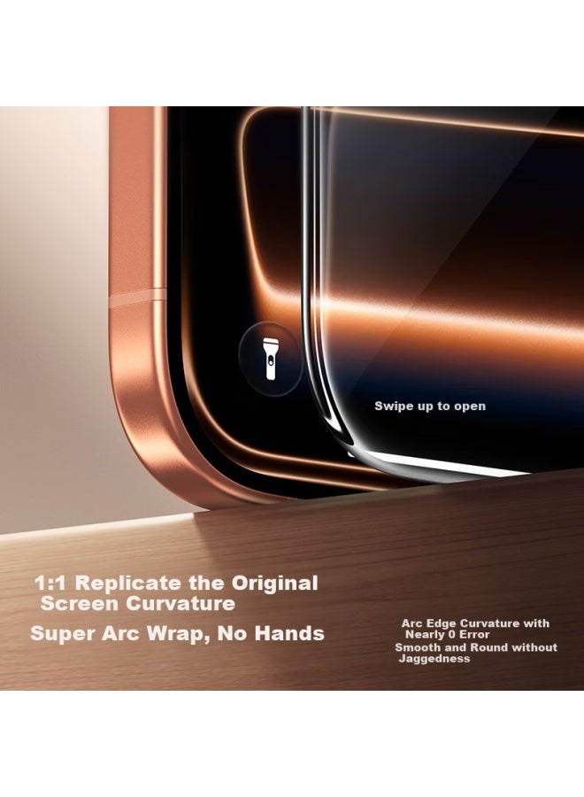 Smartdevil [3d Hot Bending + Borderless + Ultra-thin | Dust-free Chassis For Roller] Compatible With Apple Iphone 17 Pro Max Tempered Glass Screen Protector, Iphone 17 Pro Max Phone Film, Dust-free Chamber, Hd Film - Image 2