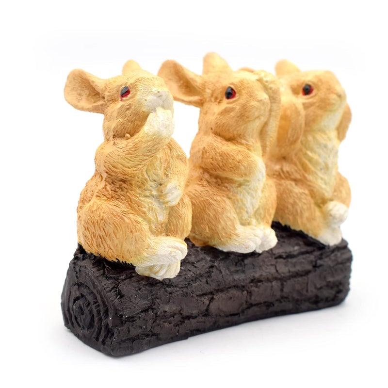 Dalvkot Three Squirrels Showpiece Figurine for Home Decor Living Room and Office - Image 3