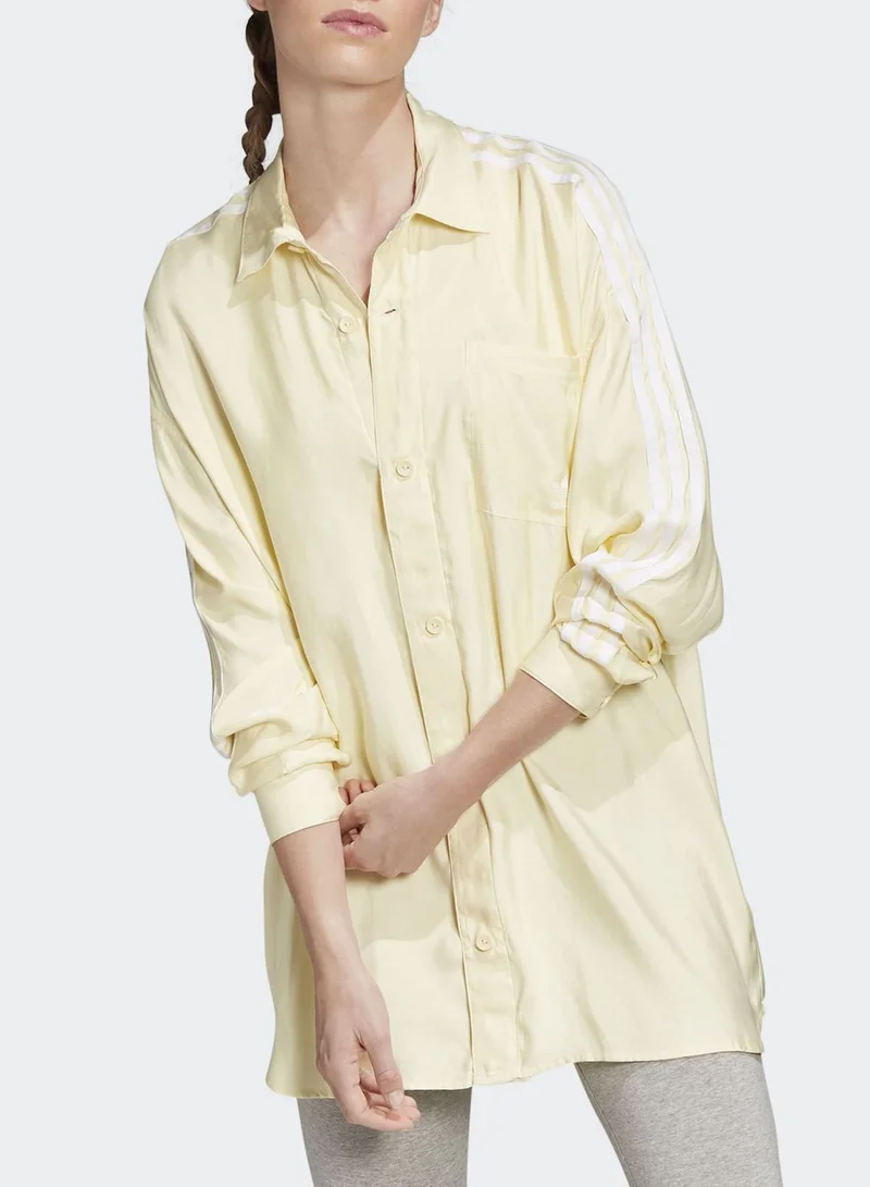 adidas Originals adicolor Satin Button Up Shirt