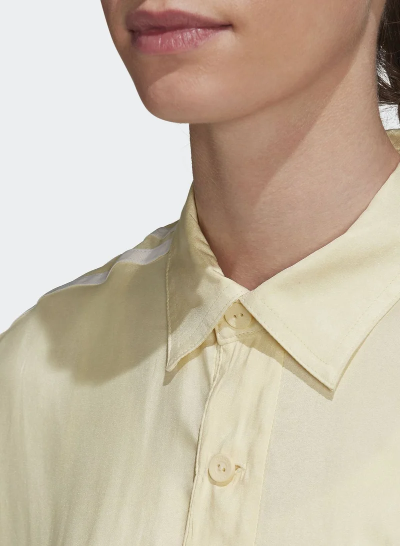 adidas Originals adicolor Satin Button Up Shirt