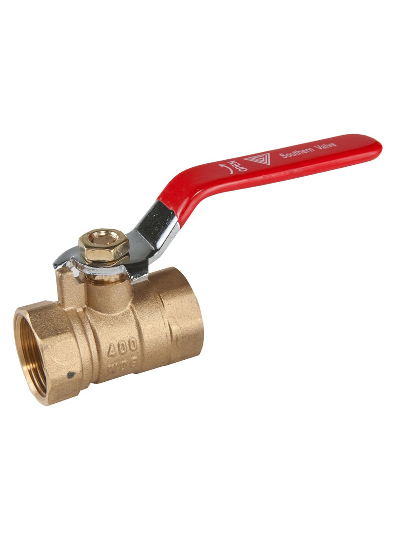 صمام كروي نحاسي (1-1/2'')