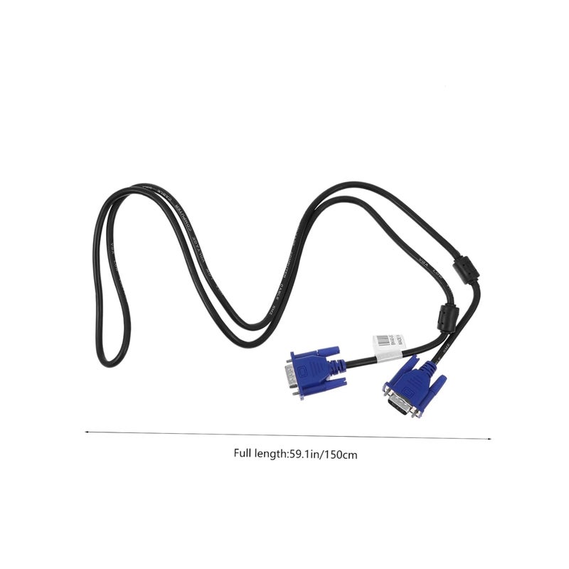 POPETPOP 6ft VGA Cable 2 Pack for PC Monitor Projector High Definition Male to Male Connector - Image 2