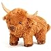 Wepop Highland Cow Weighted Stuffed Animals 16in 5 lbs Weighted Stuffed Animal Highland Cow Plush Adorable Cattle Stuffed Animal Dcor Gifts for Kids and Adults - Image 2
