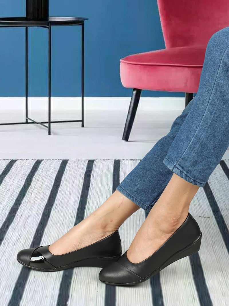 Denill Womens Black Ballet Flat 3 UK - Image 4