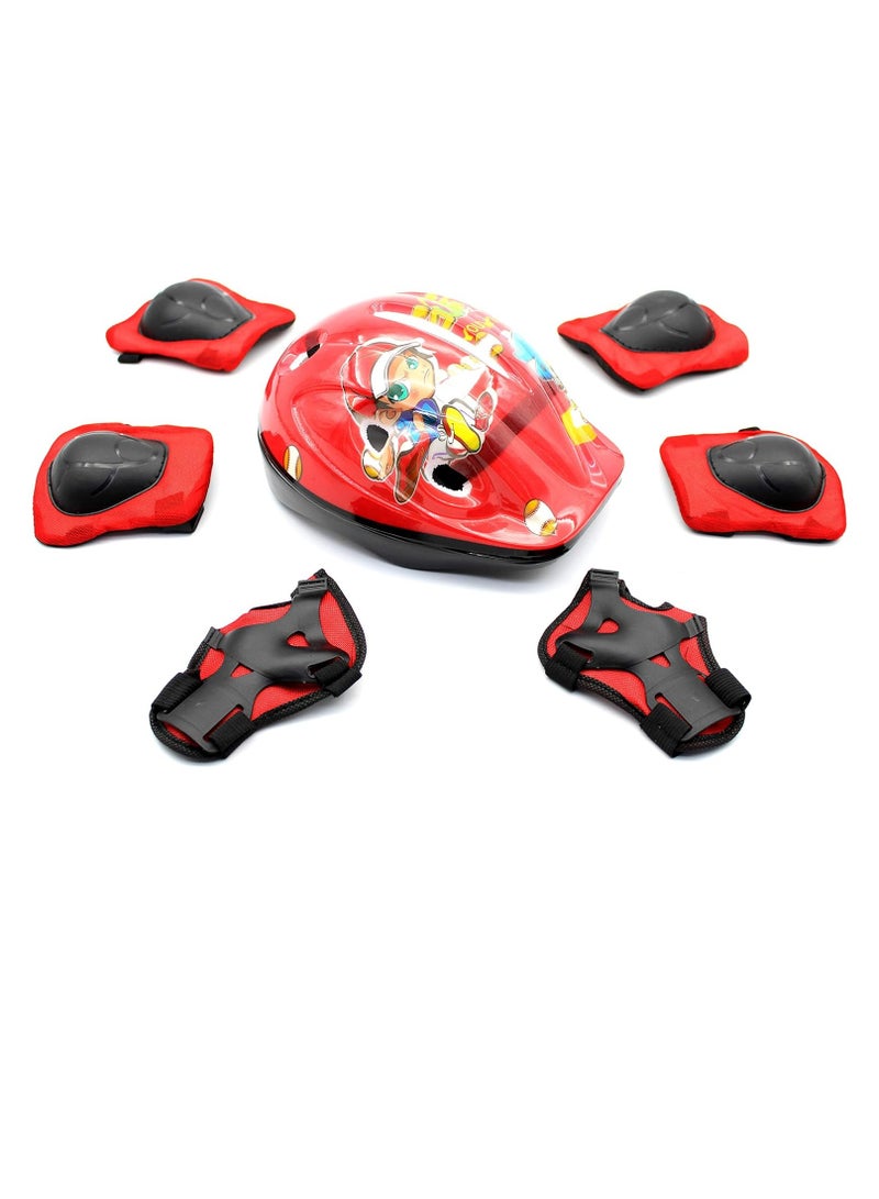 DubaiGallery Adjustable Size Breathable Kids Inline Roller Skates with Safety Gear Set Helmet Knee Elbow Wrist Pads Carry Bag Fun Outdoor Sports Activity for Children Boys and Girls Blade Wheel Skating Shoes  - Image 2