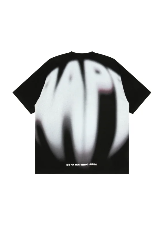 AAPE Moonface logo skating short sleeve tee