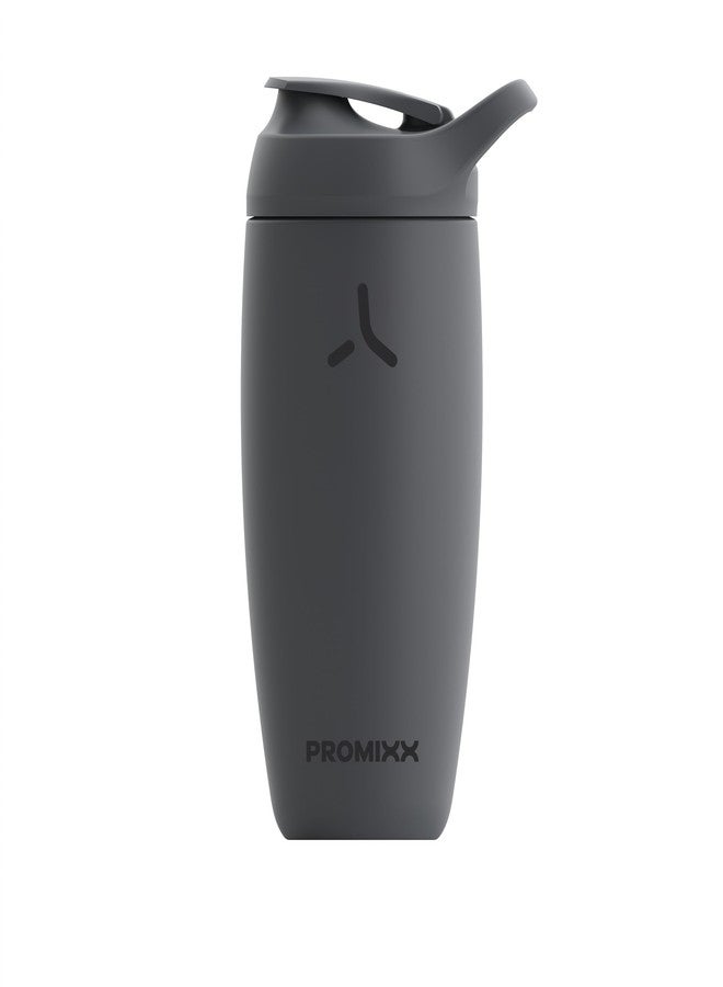 Promixx Pursuit Shaker Bottle New Edition- Insulated Stainless Steel Water Bottle and Shaker Cup, 18oz, Graphite Gray - Image 1