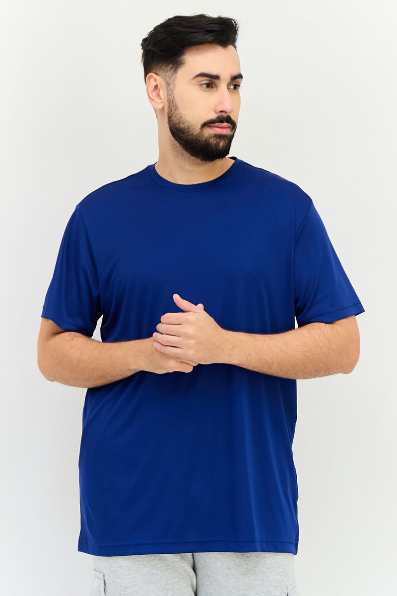 PUMA Men Sportswear Fit Short Sleeve Training T-shirt, Blue - Image 1