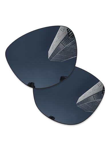 Combine8 2 Pairs Ploarized Replacement Lenses for Oakley Frogskins OO9013/Frogskins LX OO2043/Frogskins Mix OO9428/Frogskins Range OO9284 Sunglasses - Black + Fire Red - Image 2