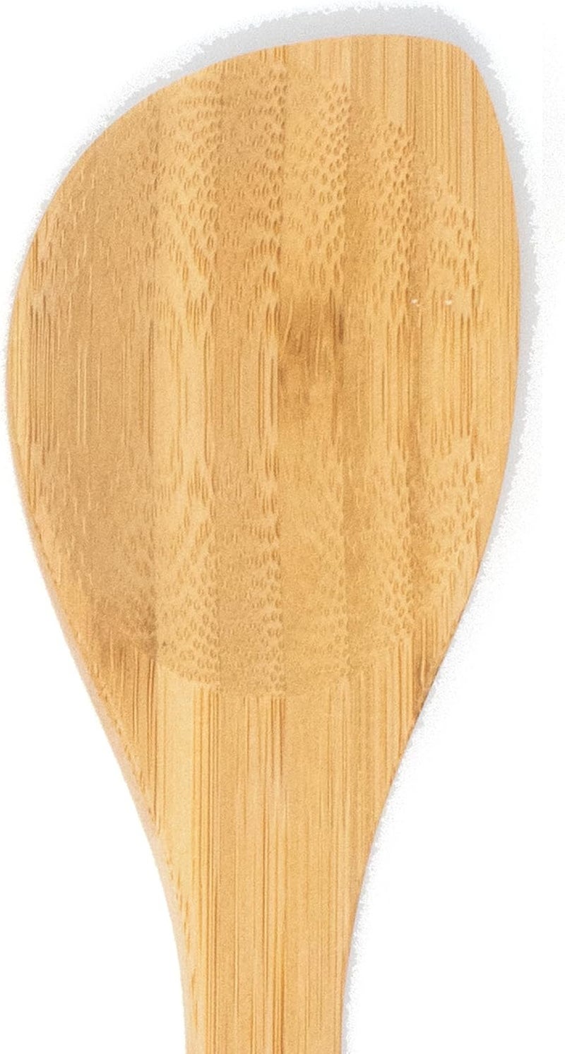 Norpro 12-Inch Natural Bamboo Pointed Spoon - Image 1