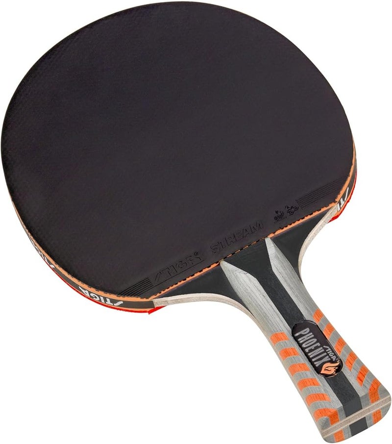 ستيجا مضرب تنس الطاولة STIGA Phoenix Ping Pong – شفرة مكونة من 5 طبقات خفيفة جدًا – إسفنج بسماكة 2 مم معتمد من الاتحاد الدولي لتنس الطاولة (ITTF) – مقبض متوسع لتحسين التحكم – مضرب مناسب للمنافسات وللمتعة العائلية - Image 1