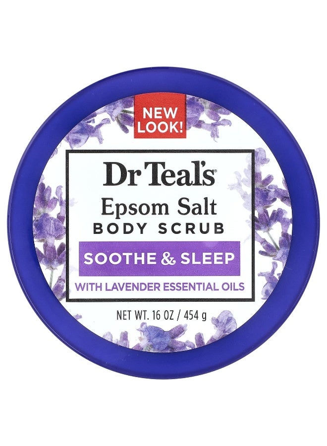 Dr. Teals Dr. Teal's, Epsom Salt Body Scrub, Lavender, 16 oz (454 g) - Image 3