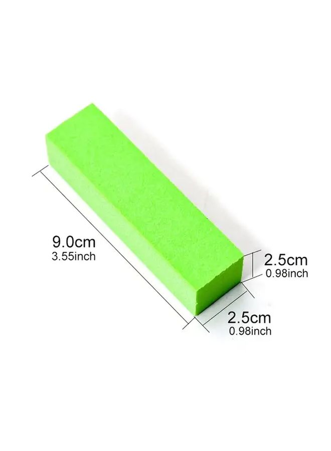 20 Pcs Soft Sponge Nail Files Mix Colors For Manicure Pedicure Gentle Nail Care - Image 3