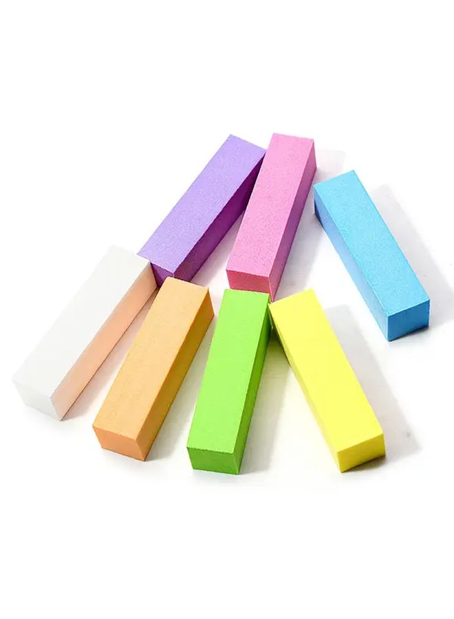 20 Pcs Soft Sponge Nail Files Mix Colors For Manicure Pedicure Gentle Nail Care - Image 4