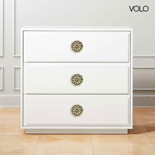 VOLO Antique Brass Cabinet Knob & Drawer Pull Handle (Knob_S-170_Antique) 10_Pcs - Image 5