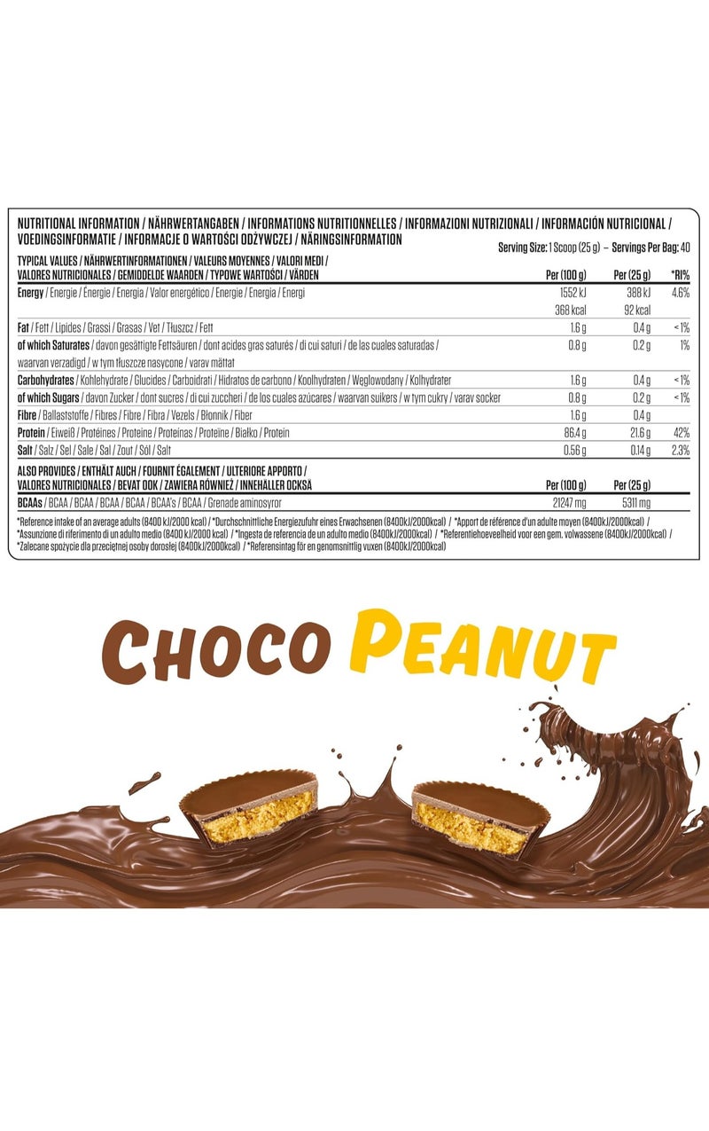 أبلايد نيوتريشن بروتين مصل اللبن المعزول ISO XP بنكهة الشوكولاتة والفول السوداني 1 كجم - Image 4