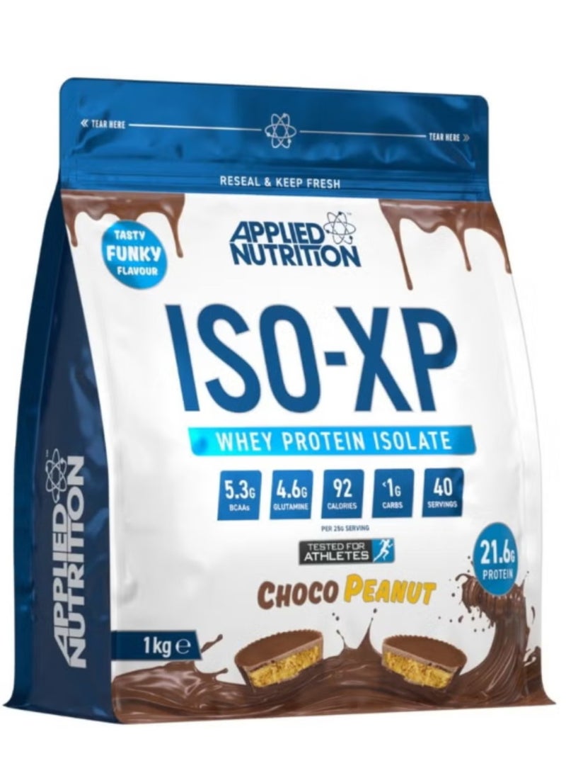 Applied Nutrition ISO XP Isolate Whey Protein Choco Peanut 1kg - Image 1