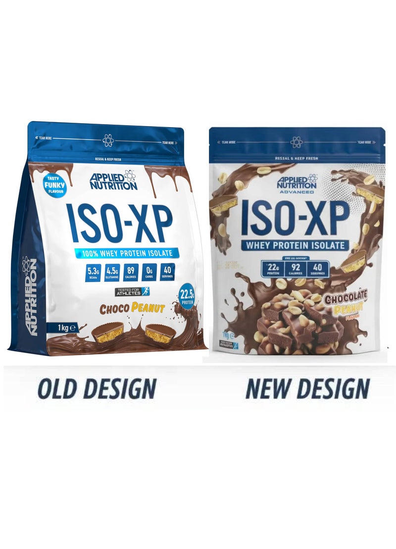 أبلايد نيوتريشن بروتين مصل اللبن المعزول ISO XP بنكهة الشوكولاتة والفول السوداني 1 كجم - Image 1