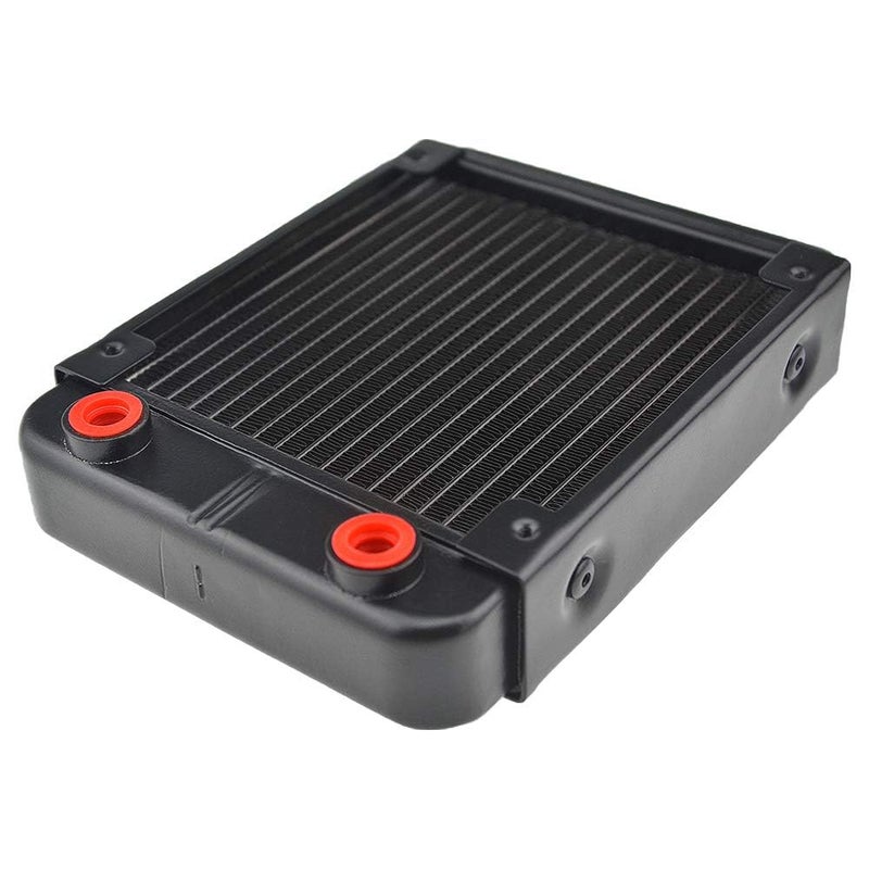 CentIoT - Water Cooler Radiator Heat Exchanger (Aluminum 1/4inch threaded nozzle 120mm) - Image 5